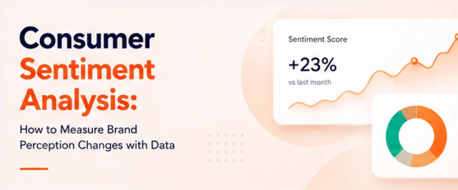 Consumer Sentiment Analysis: How to Measure Brand Perception Changes with Data